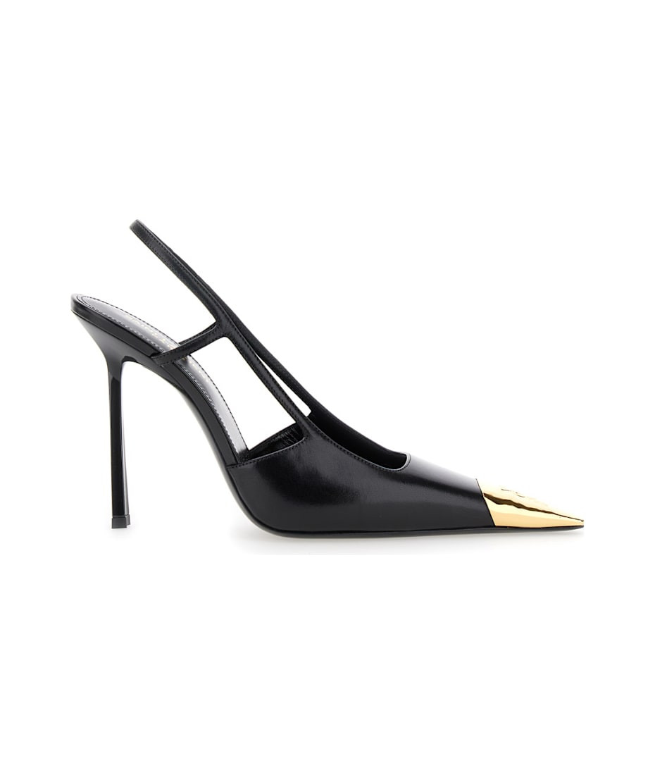 Black Leather Jeanne Pumps | Italist.com US