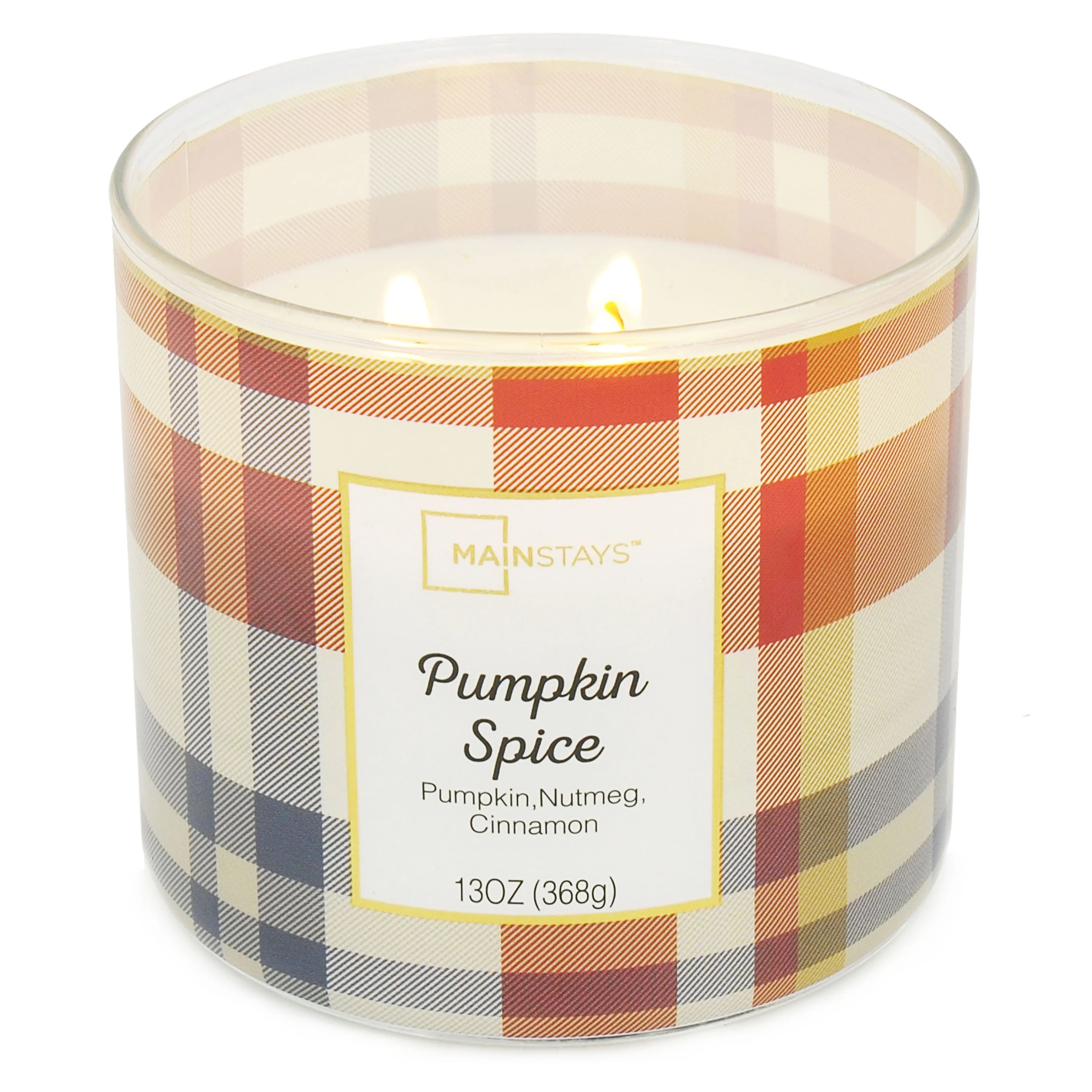 Mainstays Pumpkin Spice Fall Candle, 13 ounce | Walmart (US)