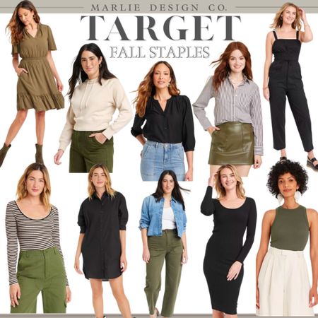 Target Fall Wardrobe Staples | news women’s clothes for fall | fall dresses | fall pants | fall romper | fall sweatshirts | fall basics | Target women’s fall capsule wardrobe | Target style | affordable women’s outfits | mid size fashion | women’s fashion | fall tank tops | fall skirts | leather skirt | button down shirt | blouse | body con dress | sweater dress | fall outfit | work outfit | teacher outfit | dress

#LTKunder50 #LTKworkwear #LTKcurves