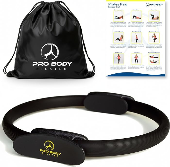ProBody Pilates Fitness Circle – 14 Inch Pilates Ring for Focusing on Toning Inner Thighs, Arms... | Amazon (US)