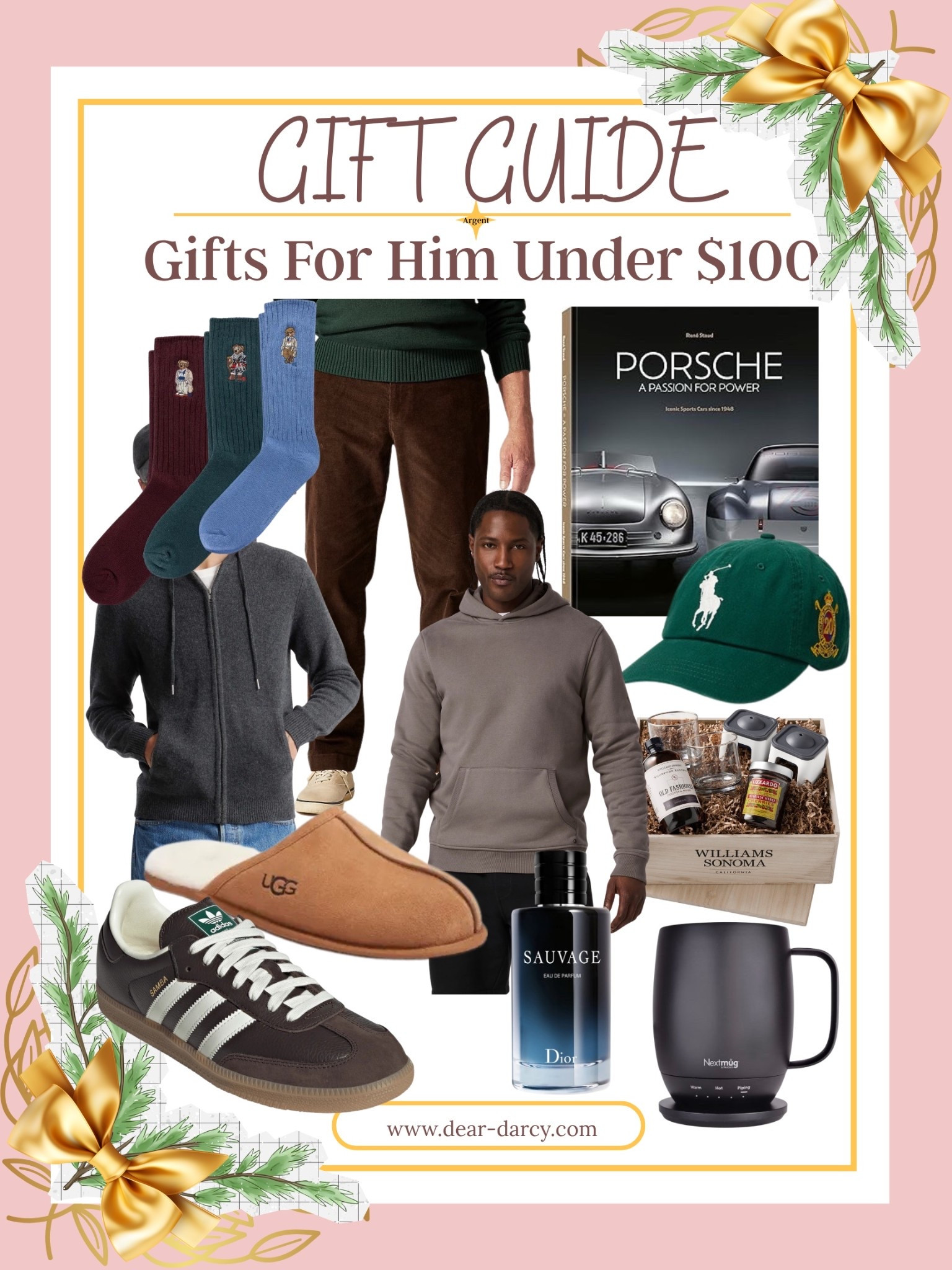 Embroidered Bears Assorted 3-Pack Cotton Blend Crew Socks, 

Baseball Cap, 
Polo Ralph Lauren |

Mongolian Cashmere Pullover Hoodie|

Addis 
Samba Sneaker| 

Men’s stretch sweater fleece shirt| 

DIOR Sauvage Cologne| 

Ugg Scuff Slippers|Temperature-Controlled, Self-Heating Coffee Mug |

Old Fashion gift Create | 

Broken in Straight pants in corduroy| 

Vuori Seaside Pullover Hoodie|

 Porsche coffee table book |

#LTKCyberWeek #LTKSaleAlert #LTKGiftGuide