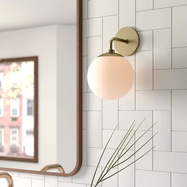 Hendrix 1 - Light Dimmable Armed Sconce | Wayfair North America