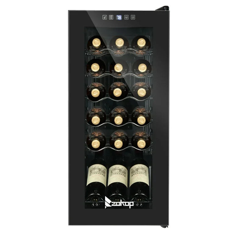 Ktaxon 18 Bottle Compressor Wine Cooler Freestanding Wine Fridge, Fast Cooling, Low Noise - Walma... | Walmart (US)