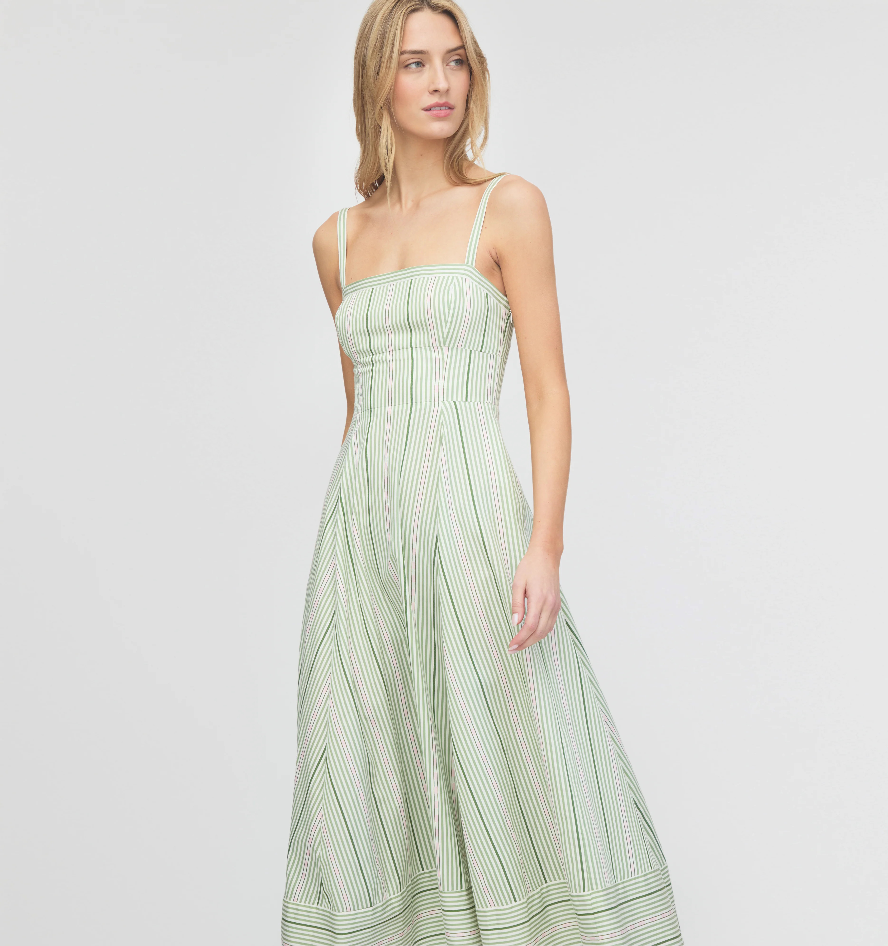 The Margot Dress - Blue Arcadia Border | Hill House Home US