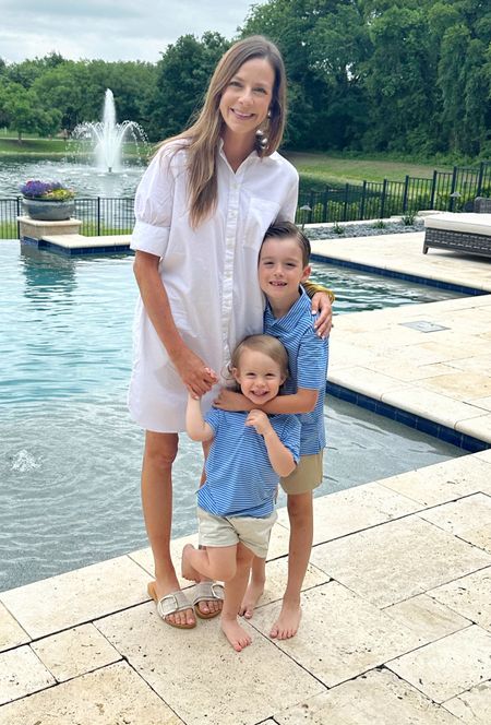 Mother’s Day💙 wearing sz M dress. boys polos and shorts linked

#LTKfamily #LTKkids #LTKunder50