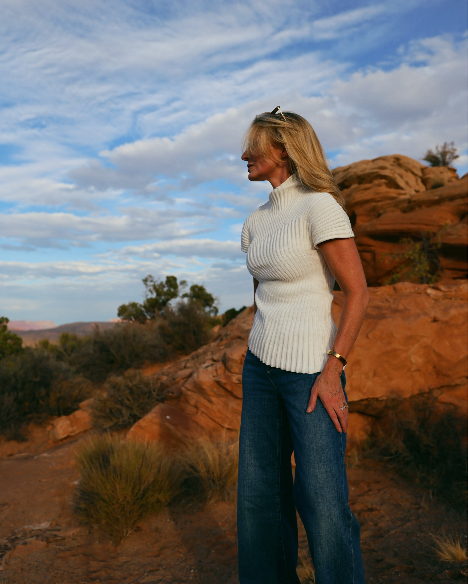 I just love this stunning ribbed knit ivory top by Cult Gaia. Simple, yet gorgeously detailed! TTS.

#LTKSeasonal #LTKOver40