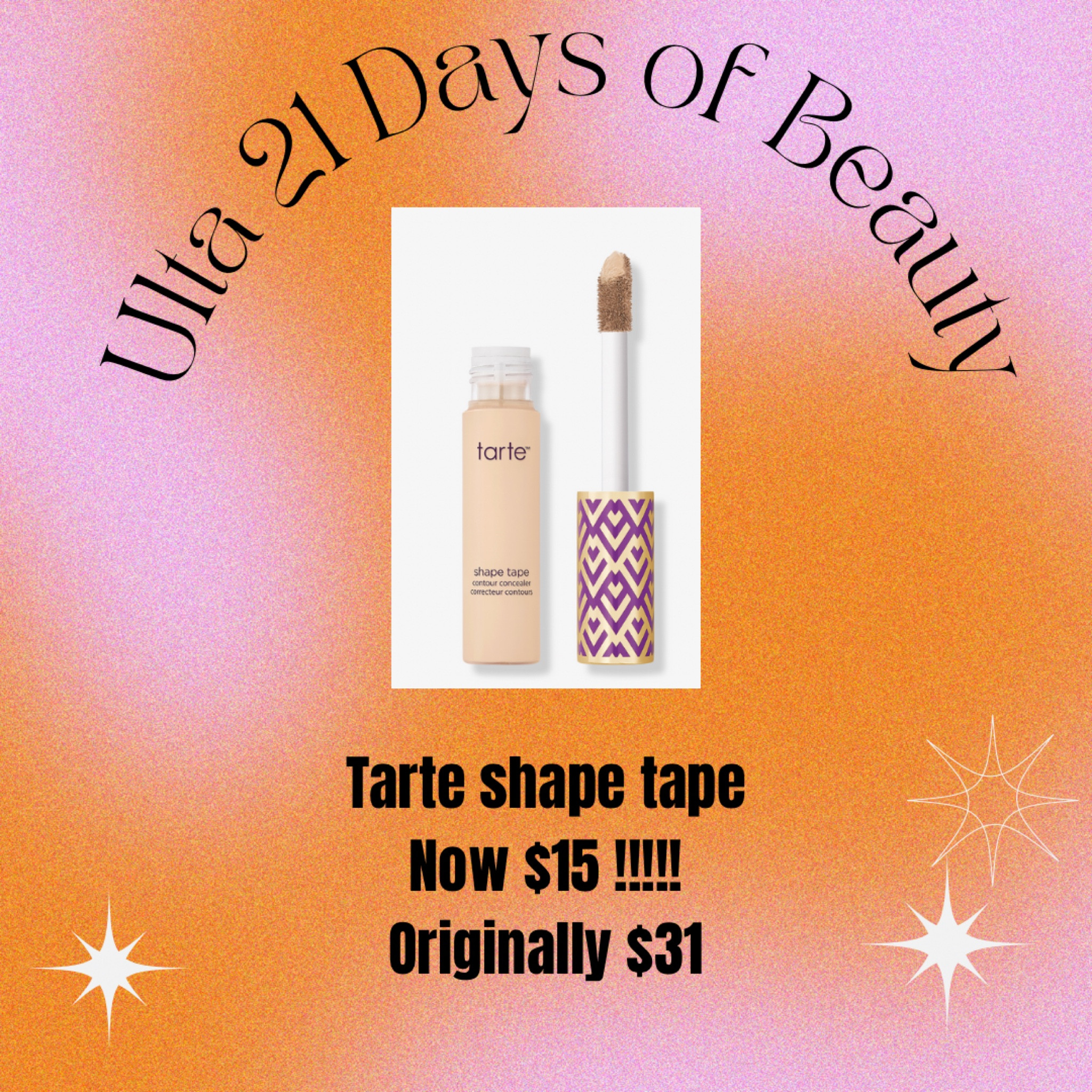 Ulta 21 days of beauty! Shape tape is 50% off today!

#LTKGiftGuide #LTKSeasonal #LTKbeauty
