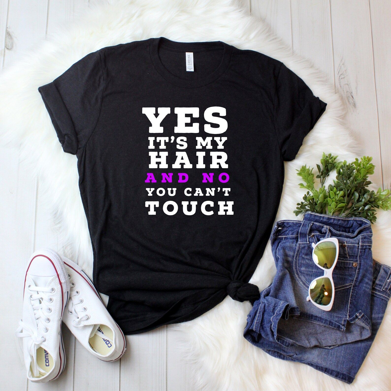 Yes Its My Hair and No You Can't Touch Ladies' - Etsy | Etsy (US)