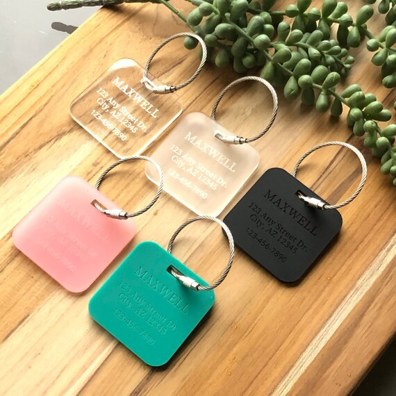 Personalized Luggage Tag Personalized Backpack Tag | Etsy | Etsy (US)