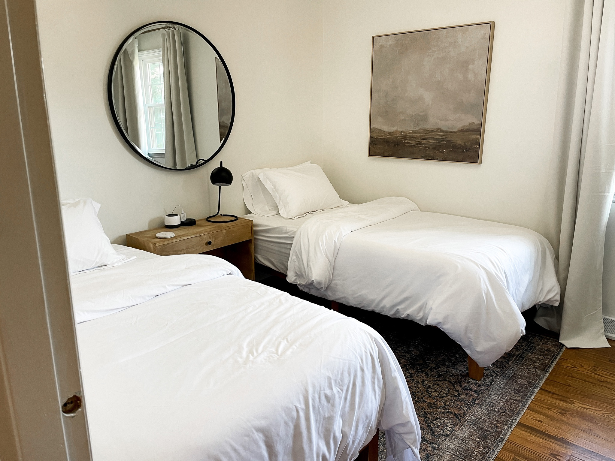 The Respite House room 2 🫶🏽

Nightstand was a diy project 

#LTKhome