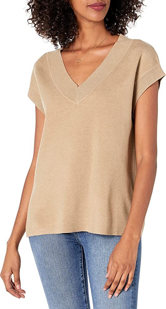 The Drop Women's Zhen V-Neck Sweater Vest | Amazon (US)