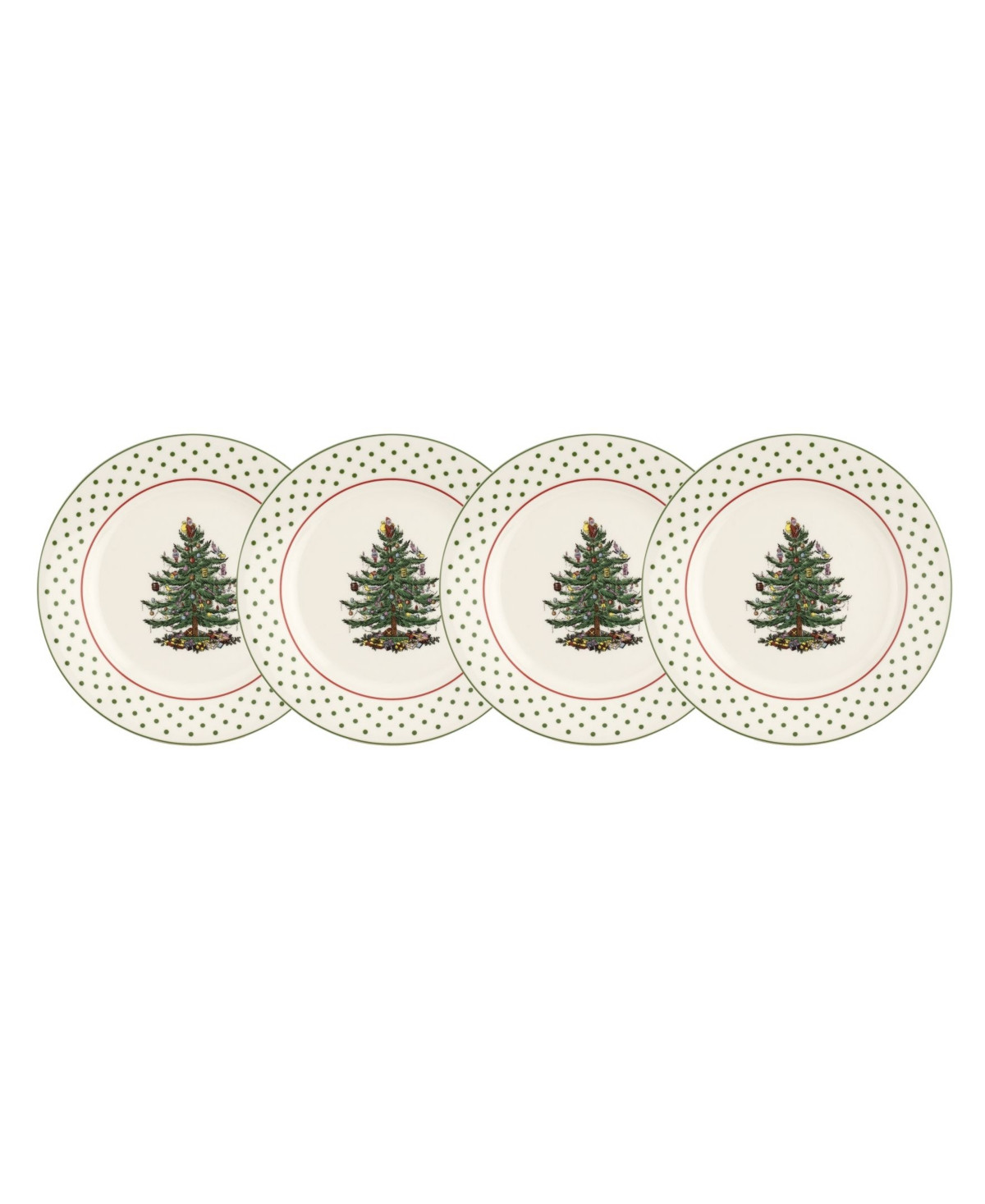Spode Polka Dot Dessert Plates, Set of 4 | Macys (US)