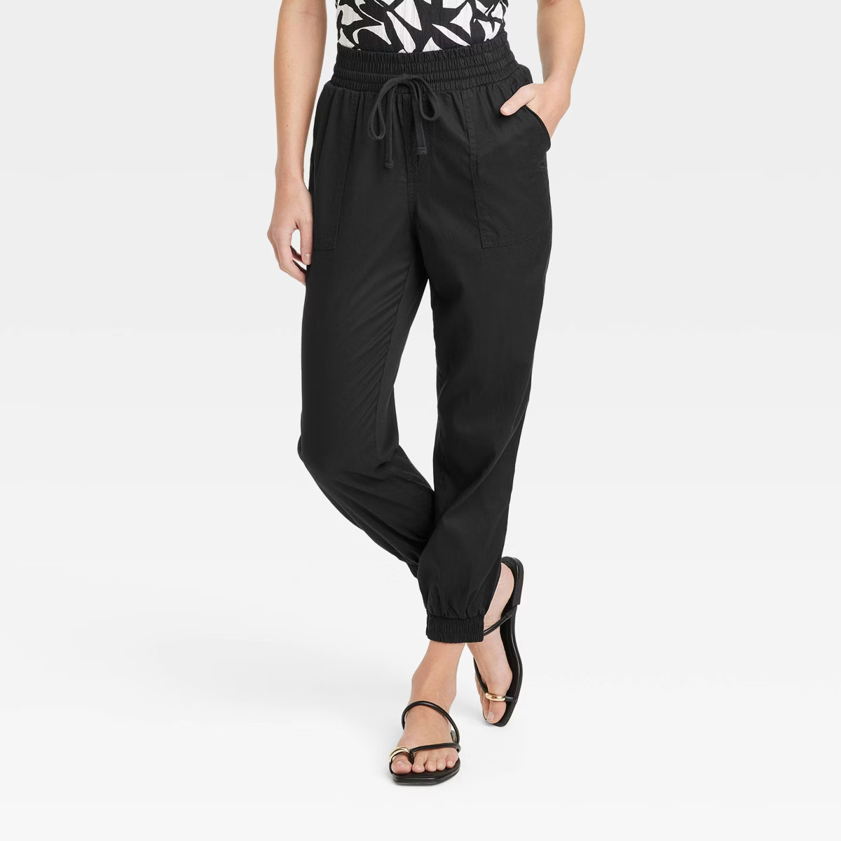Women's High-Rise Modern Ankle Jogger Pants - A New Day™ | Target
