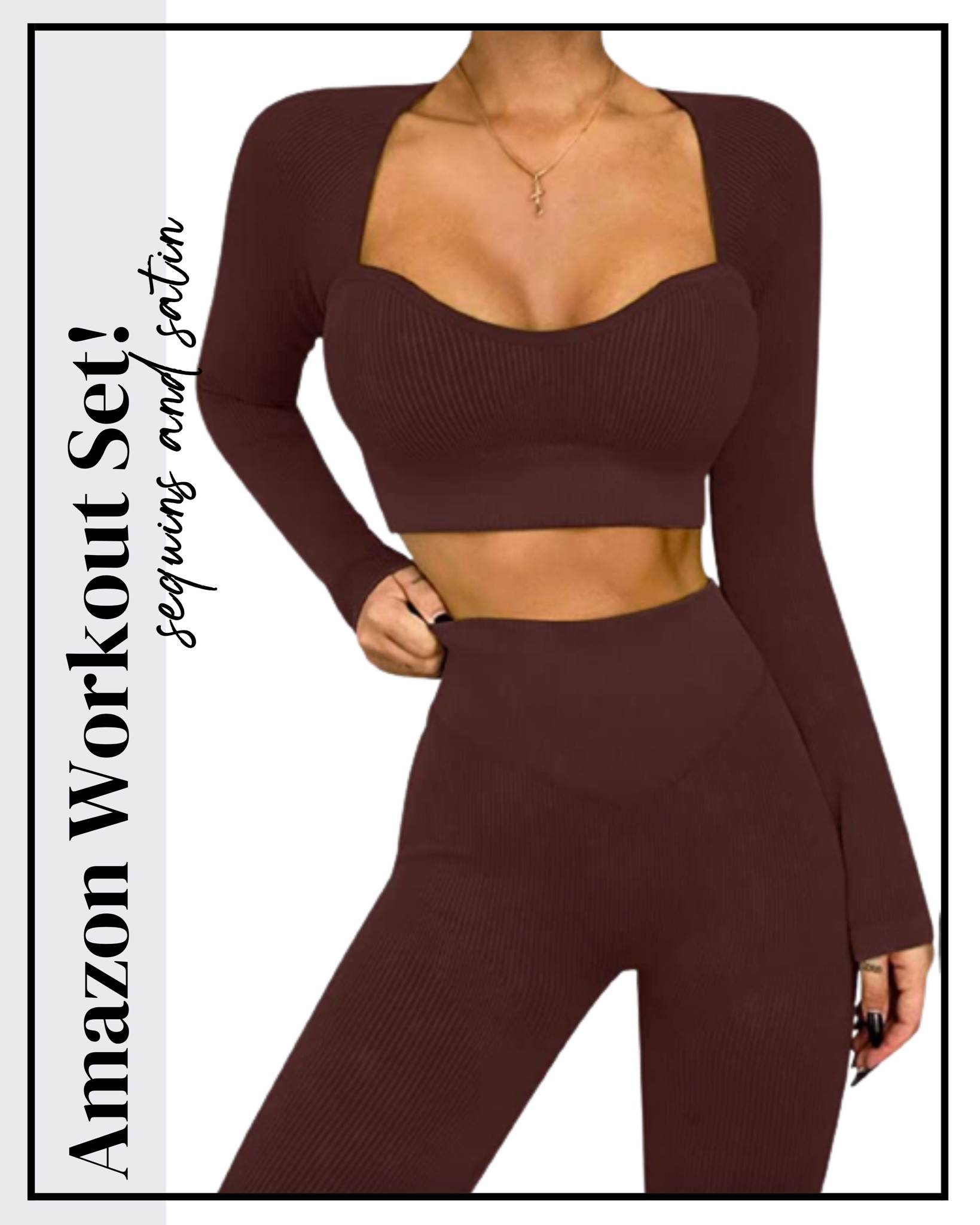 Amazon fitness style, casual style, amazon workout sets, athleisure style
