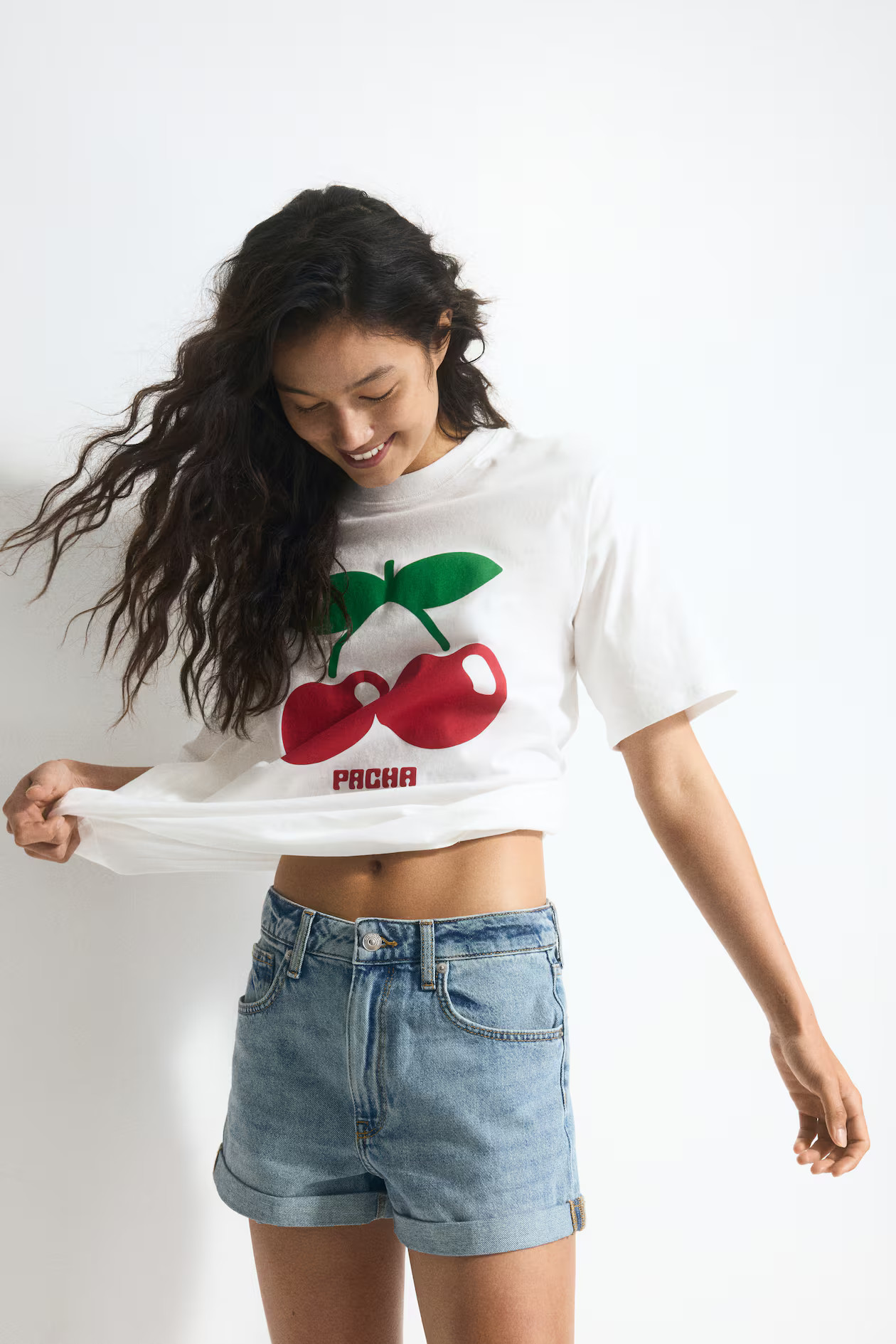 High-Waist Denim Shorts | H&M (US + CA)