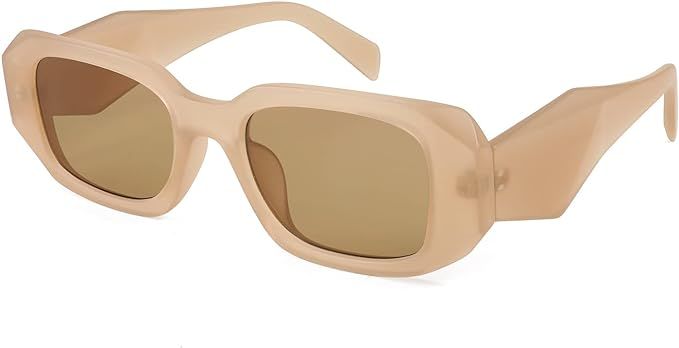 FEISEDY Retro 90s Small Rectangle Sunglasses For Women Trendy Square Vintage Glasses B4052 | Amazon (US)
