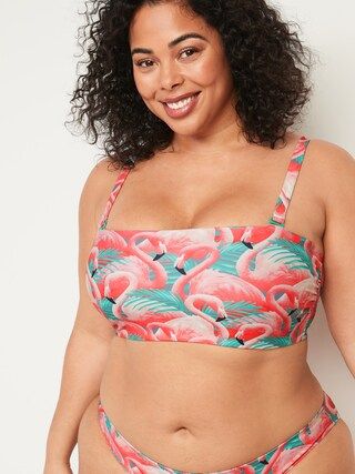 Printed Bandeau Swim Top for Women | Old Navy (US)