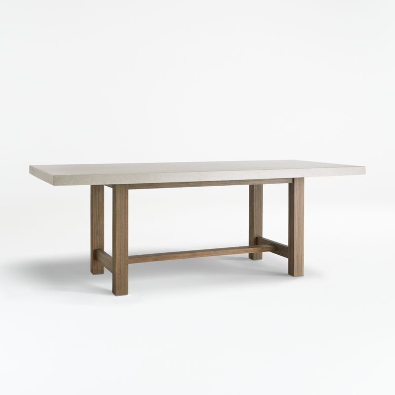Caicos Cement Top Dining Table + Reviews | Crate and Barrel | Crate & Barrel