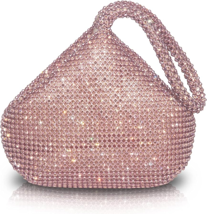 AOYUNHUI Hand Bags Purses for Women Rhinestone Bag Clutch Purses Party Wedding | Amazon (US)