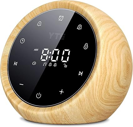 YTE White Noise Machine with Alarm Clock, 20 High Fidelity Soothing Sounds, Full Touch Control, T... | Amazon (US)