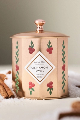 mise en place Gourmand Cinnamon Swirl Tin Candle | Anthropologie (US)