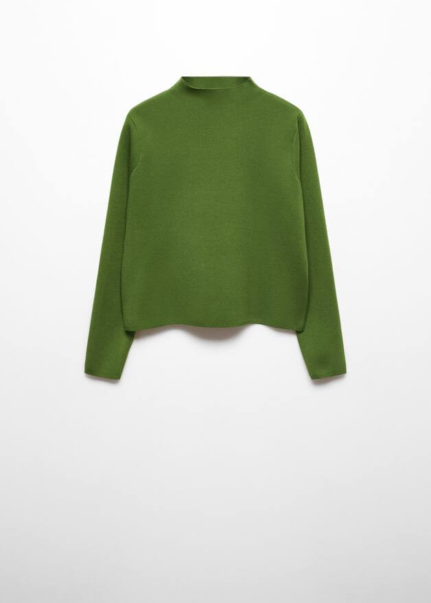 High collar sweater -  Women | Mango USA | MANGO (US)