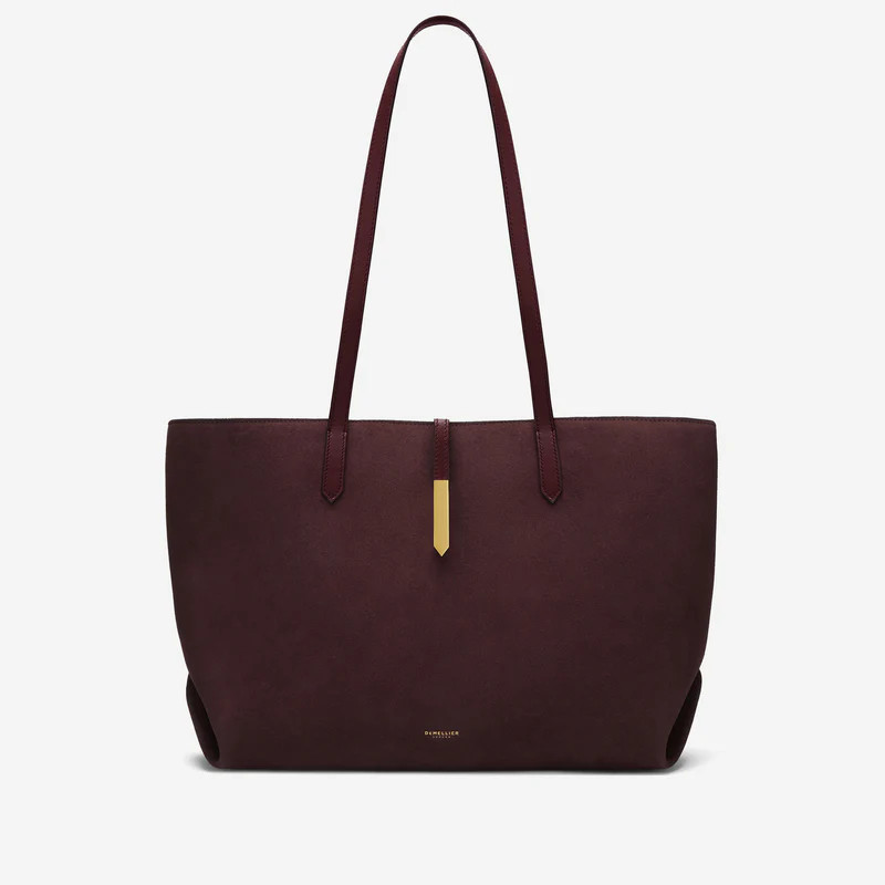 The Tokyo Tote | Burgundy Suede & Burgundy Smooth | DeMellier | DeMellier