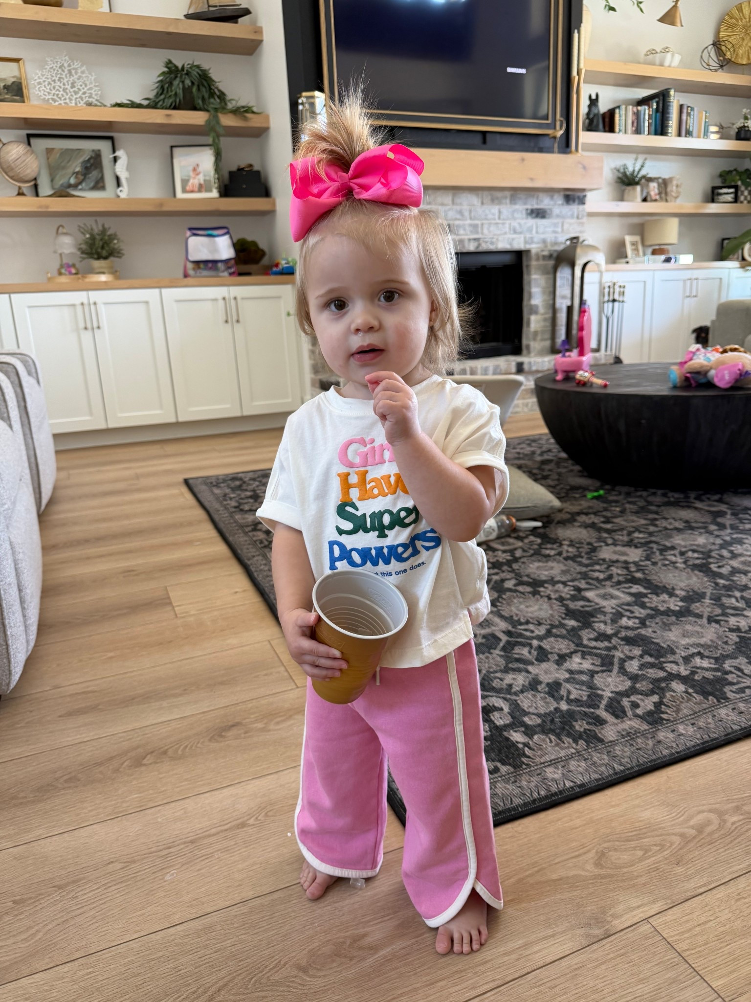 The cutest dolphin hem toddler sweatpants 😍 also love our Amazon bows! 

#LTKBaby #LTKKids #LTKootd