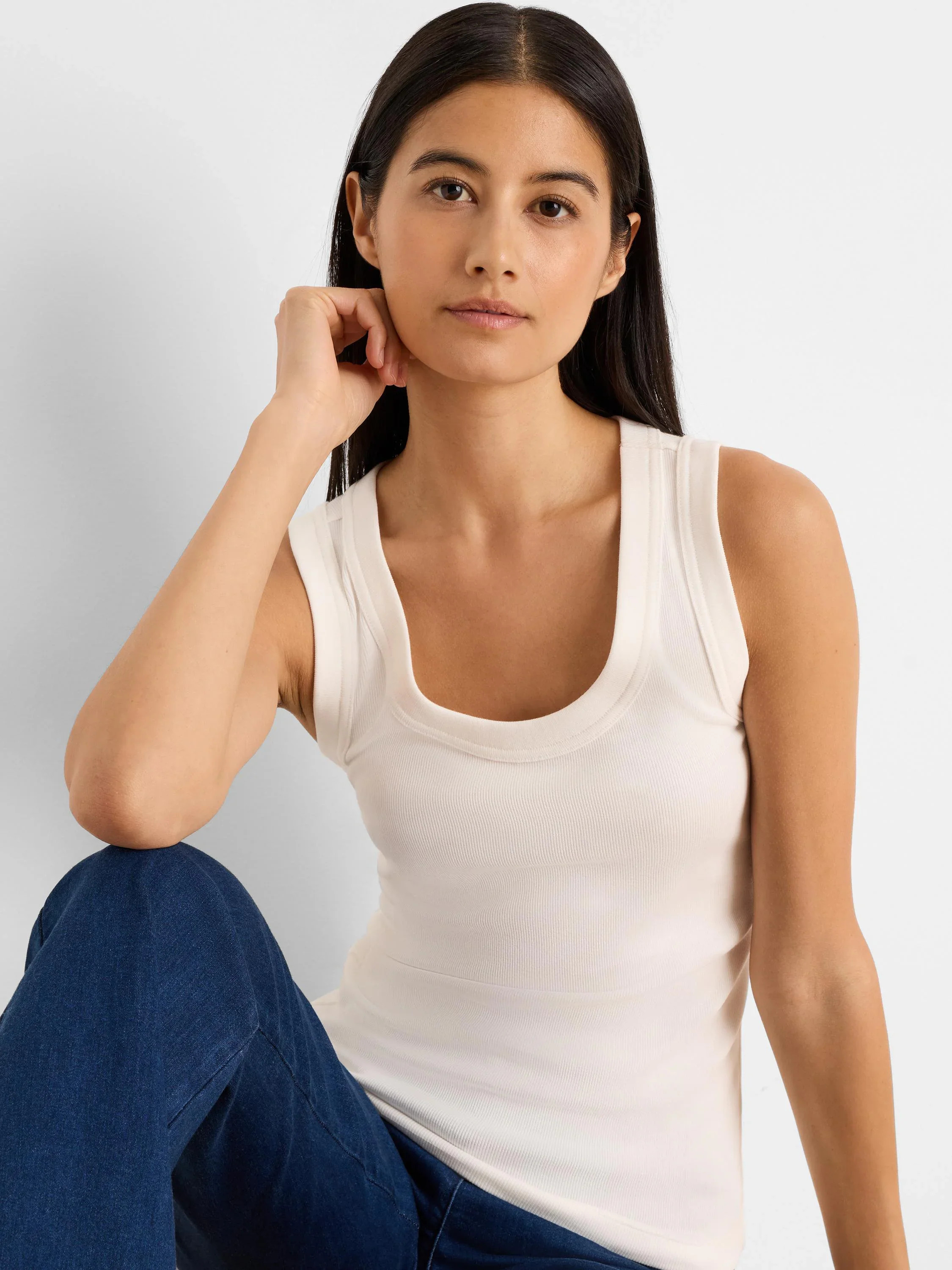 Perfect Knit Rib Scoop Tank | NIC+ZOE (NICANDZOE, NIC&ZOE)
