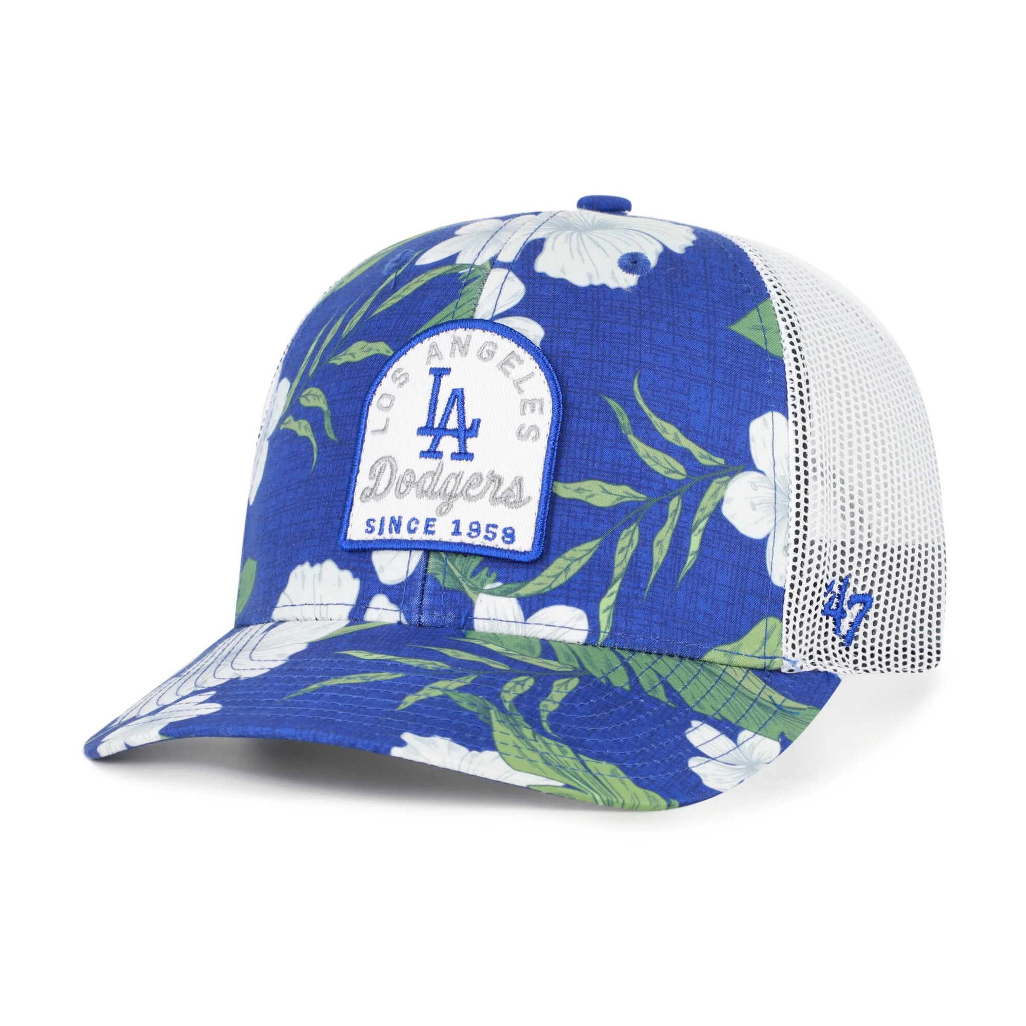 Men's '47  Royal Los Angeles Dodgers Beachside Adjustable Trucker Hat | Walmart (US)