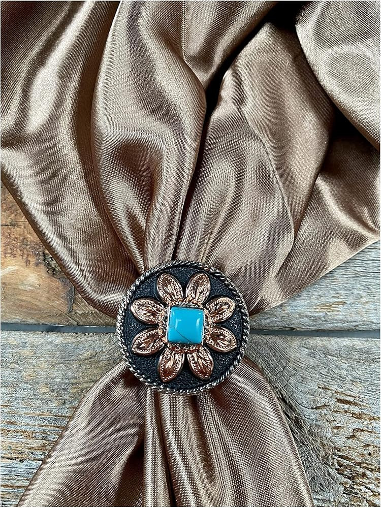 Western Wild Rag Scarf Slide Concho | Amazon (US)