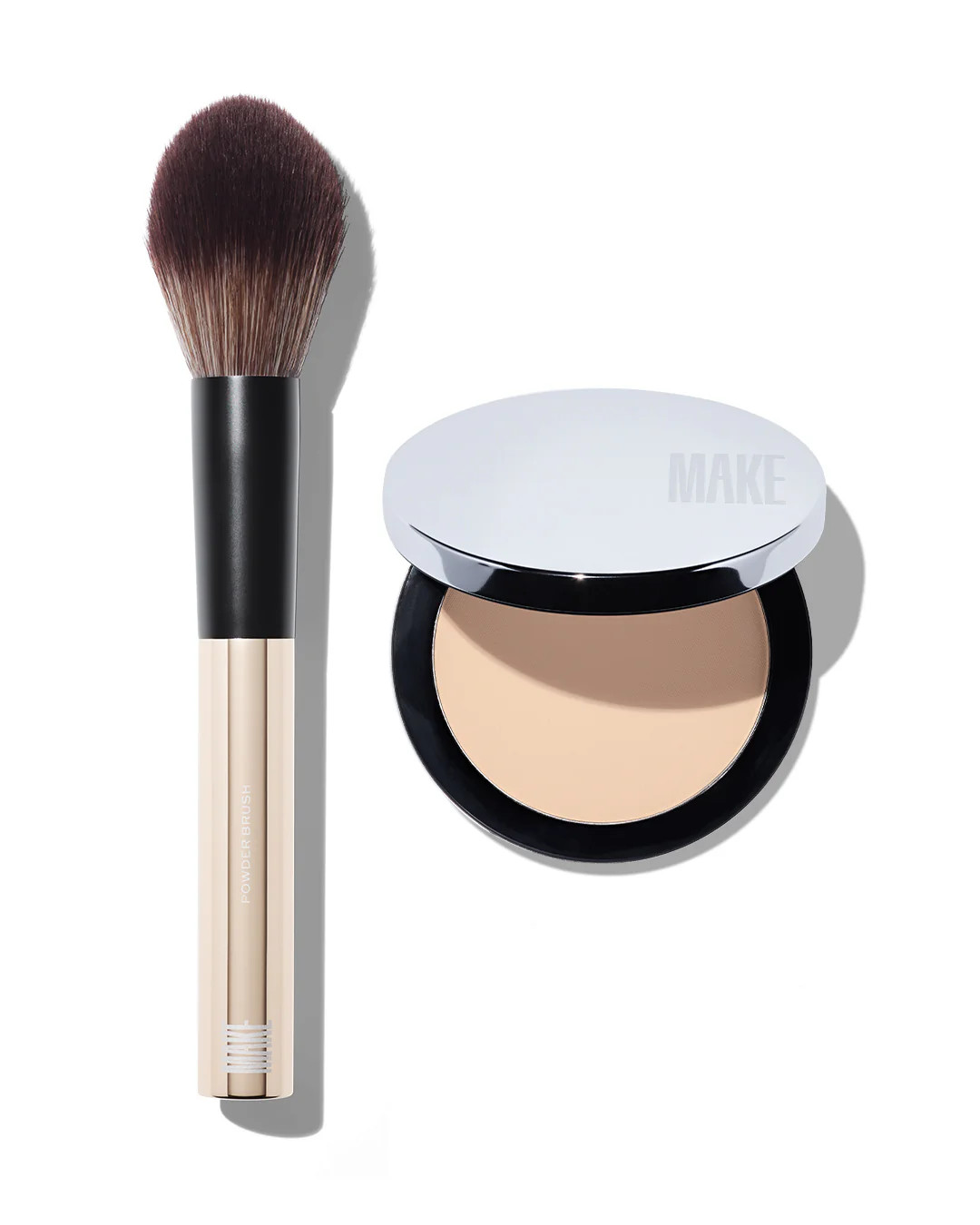Blend & Blur Set: Blurring Setting Powder + Brush | MAKE - MAKE Beauty | MAKE Beauty