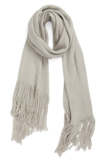 Women's Free People Kolby Brushed Scarf, Size One Size - Grey | Nordstrom