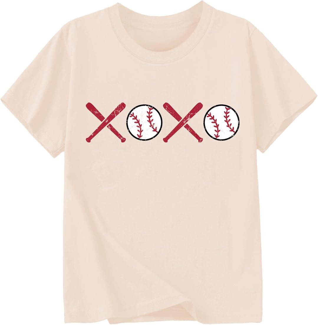 Toddler Boys Valentine's Day Shirt Retro Love Heart T-Shirts Kids Valentine's Day Tees 2-10 Years | Amazon (US)