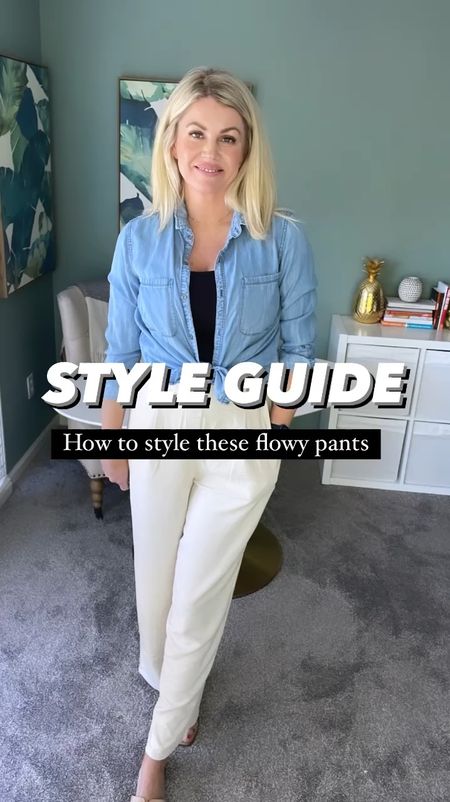 I love a good flowy pant!! My new fav 😍[Comment: STYLE] and I’ll send you the link with all the details straight to your 

DM - Everything is also linked in my bio. 

Have a wonderful day/night, friends! ⭐️#ad 🤩🥰#amazonfashion #amazondeals #amazonfinds #amazonmusthaves #springfashion #flowypant #amazonpant #style #amazonforthewin #summerfashion #ootd #founditonamazon #outfitinspo 

#LTKstyletip #LTKfindsunder50 #LTKfindsunder100