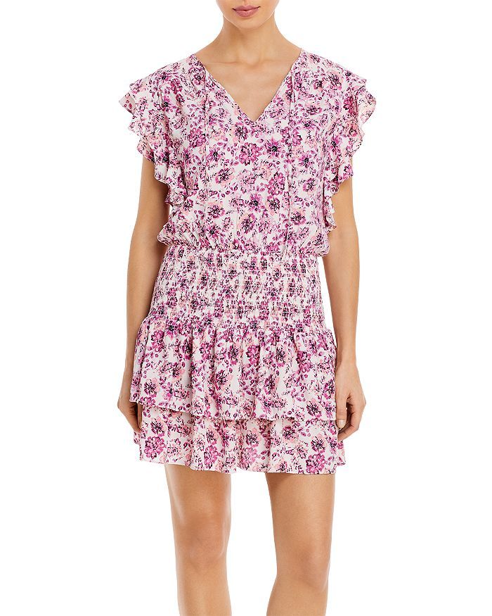 AQUA Floral Print Smocked Dress - 100% Exclusive Back to Results -  Women - Bloomingdale's | Bloomingdale's (US)