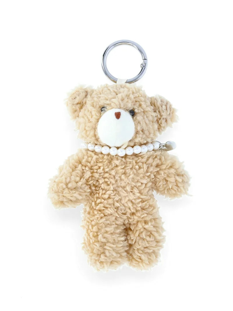 No Boundaries Women's Bag Charm, Tan Stuffed Bear | Walmart (US)
