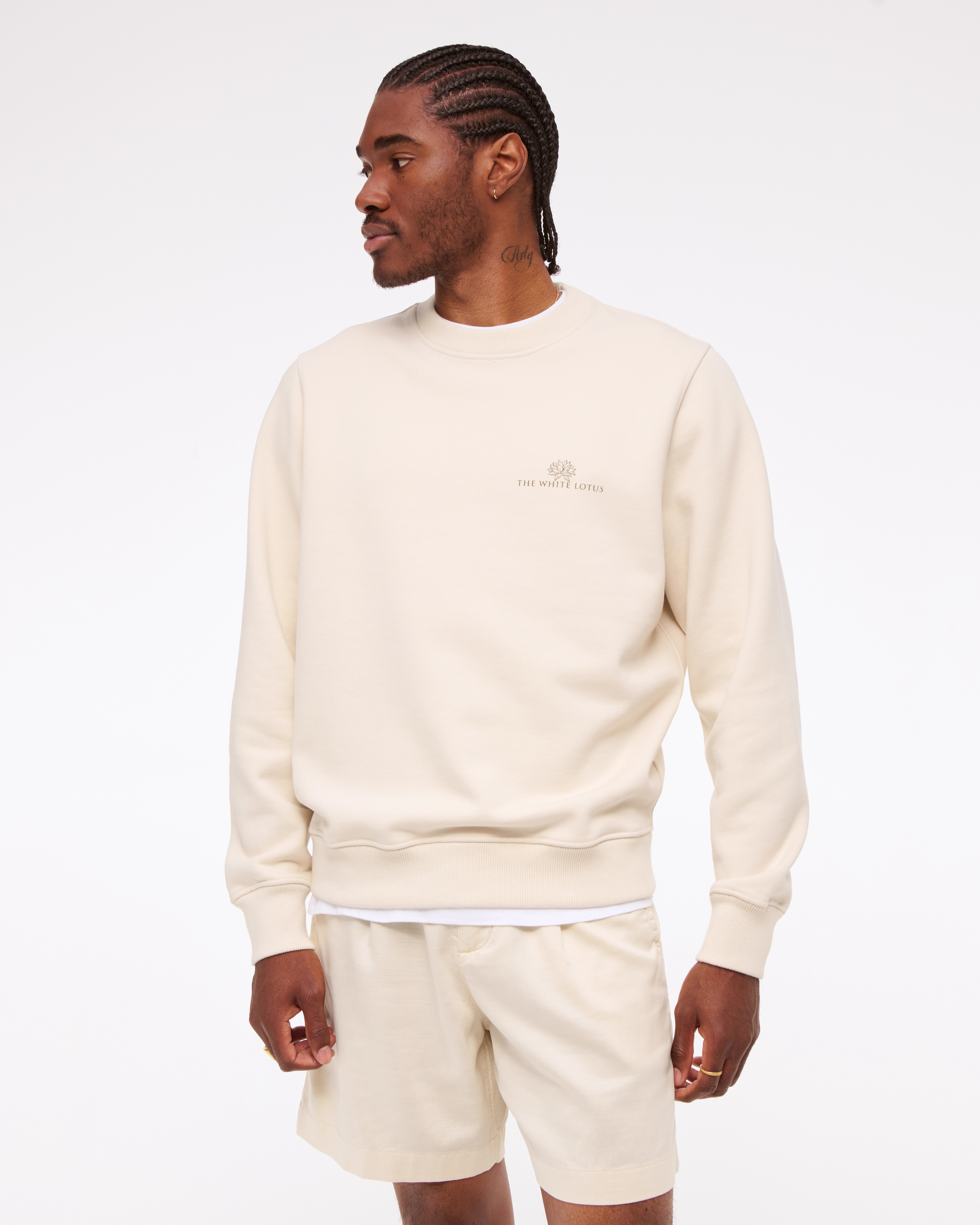 The White Lotus Graphic Crew Sweatshirt | Abercrombie & Fitch (US)