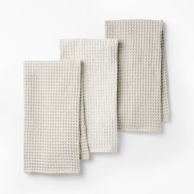 3pc Waffle Kitchen Towels - Figmint™ | Target