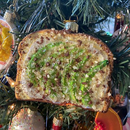 Avocado toast ornament // food ornament, food themed Christmas tree, food Christmas ornaments

#LTKHoliday #LTKfindsunder50 #LTKhome