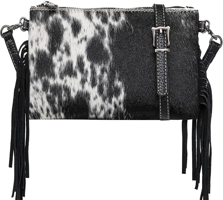 Montana West Cowhair Leather Crossbody Bag Cell Phone Purse Wallet For Women Western Cowgirl Smal... | Amazon (US)