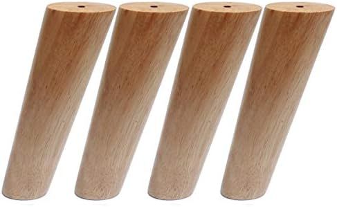 Round Solid Wood Furniture Legs Sofa Replacement Legs Perfect for Mid-Century Modern/Great IKEA h... | Amazon (US)
