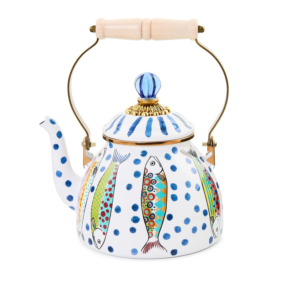 Go Fish 2 Quart Tea Kettle | MacKenzie-Childs