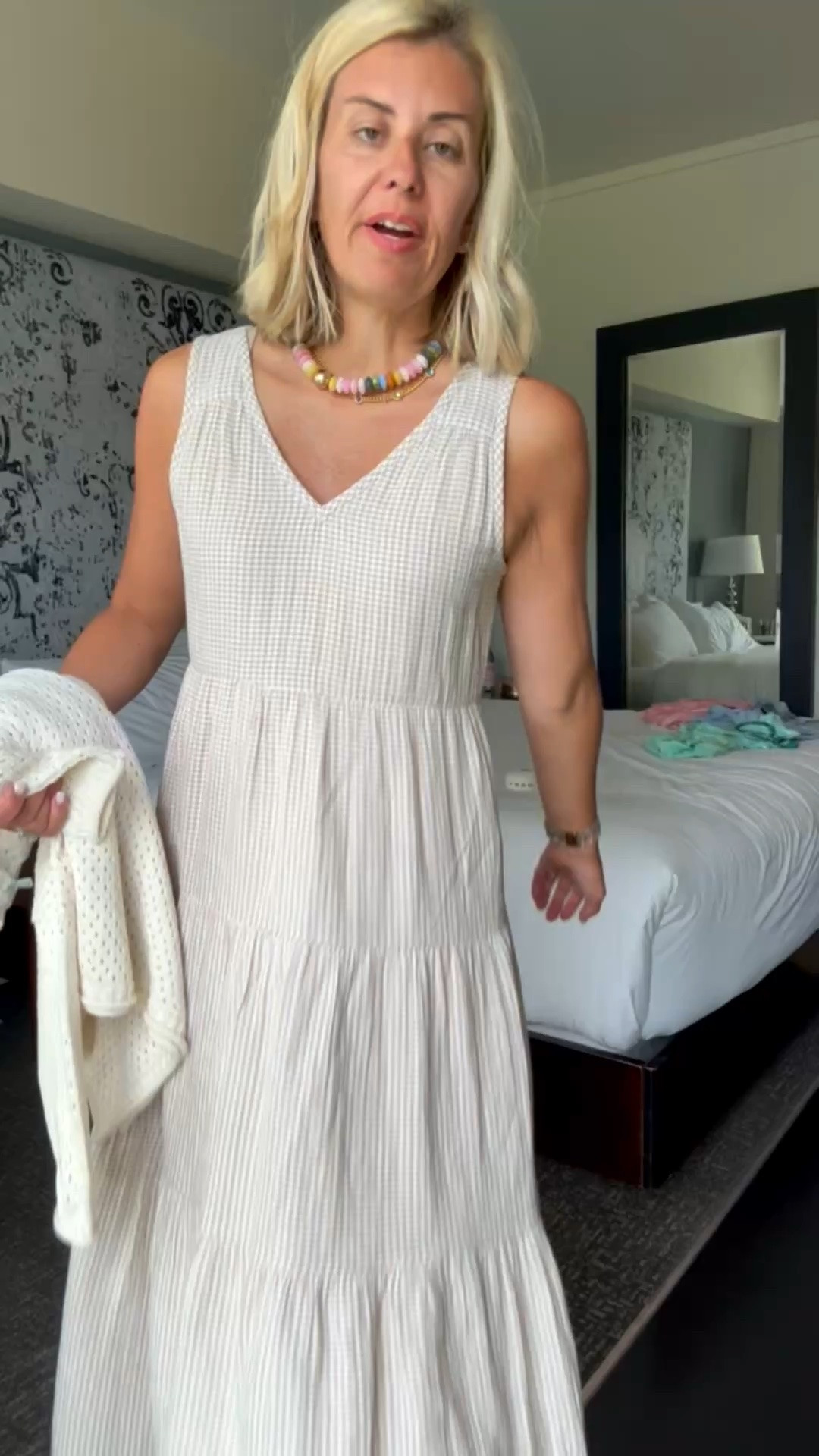 Quince never fails with their gauze dresses! This is the perfect travel/everyday look. I’m in xs dress, o/s sweater, and 8 sneaker tts. 

* use mixandmatch for 25% off at Erin McDermott
*use Catherine20 at Allie + Bess

#LTKdayinmylife #LTKmomlife #LTKTravel