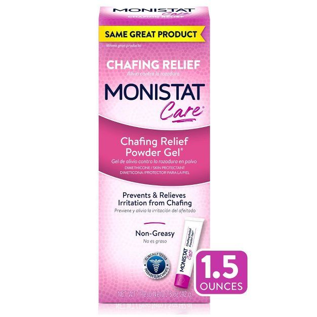 MONISTAT Care Chafing Relief Powder Gel, Anti-Chafe Protection - 1.5 oz | Target
