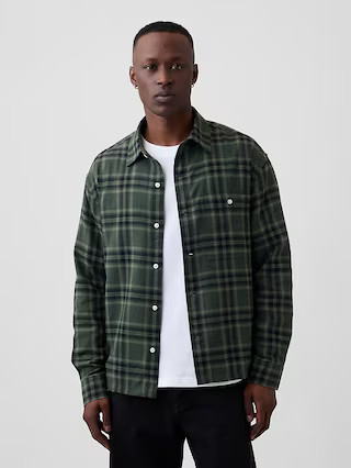 Flannel Shirt in Boxy Fit | Gap Factory