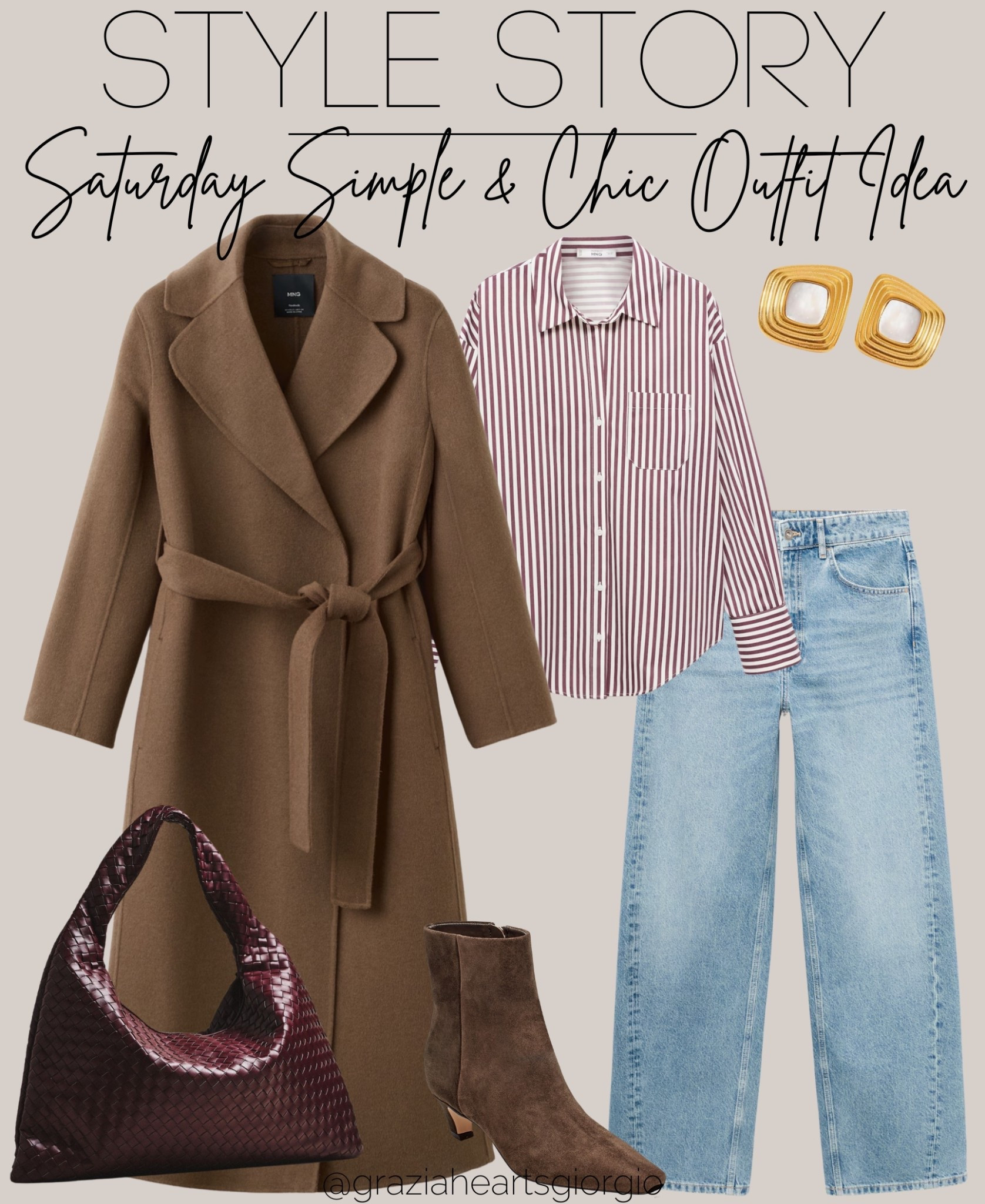 Saturday Simple &amp; Chic Outfit Idea 
.
.
#saturday #outfitidea 

#LTKOver40 #LTKSeasonal #LTKFindsUnder100