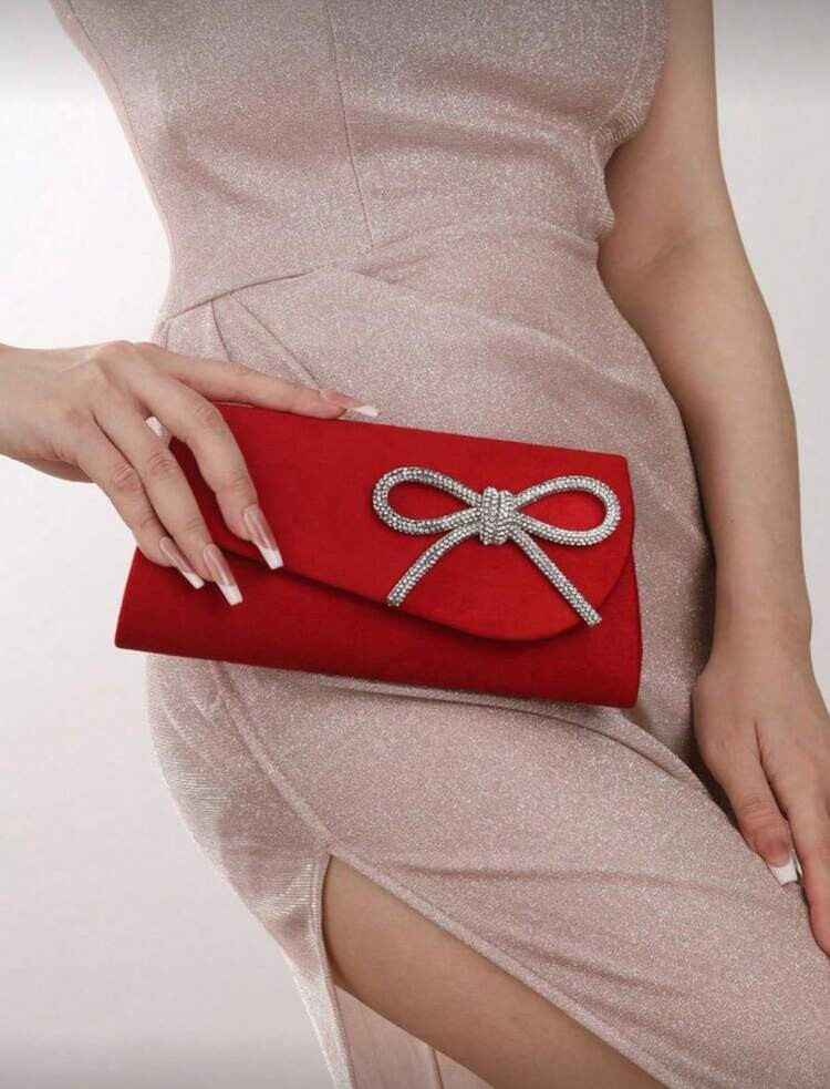 Mini Velvet Handbag | SHEIN