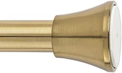 SnugSet | Ultra Strong Secure Hold Tension | No Rust | 43-72" | Adjustable | Gold Shower Curtain ... | Amazon (US)