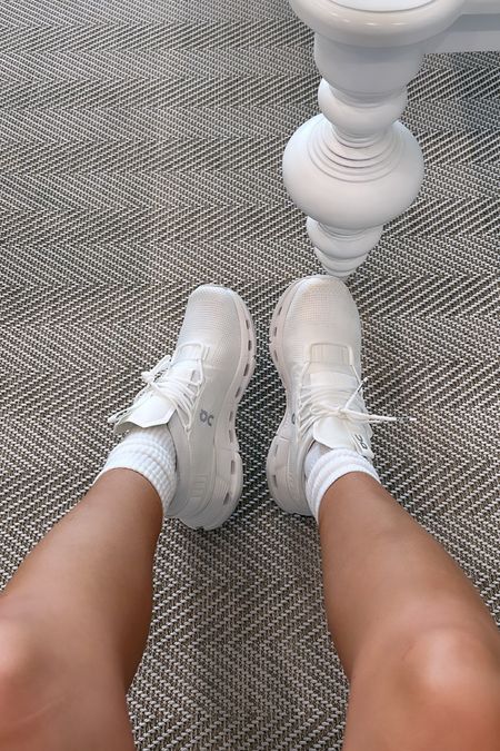 Favorite white sneaker EVER and runs true to size! ✨